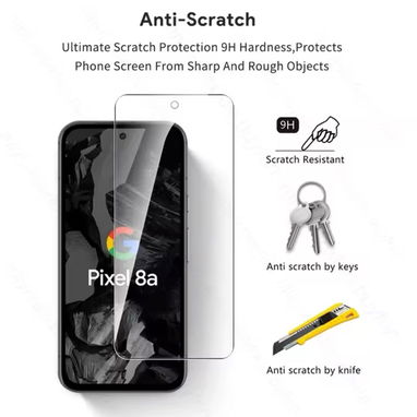 Mica de Cristal templado anti espías y transparente para su Google Pixel Gama Alta!! Pantalla y Cámaras traseras. - Img 88914194