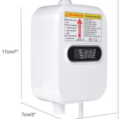 Calentador de ducha eléctrico 3500watt - 2/3