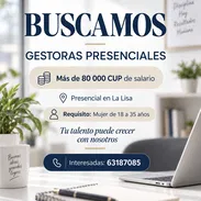 BUSCAMOS GESTORES PRESENCIALES PARA MIPYME EN LA LISA!!!! - Img 57637524