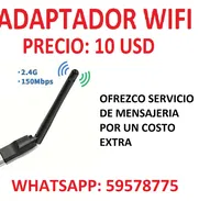 EN VENTA ADAPTADOR WIFI. CUENTO CON MENSAJERIA POR UN COSTO EXTRA - Img 50309833