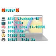 LAPTOP 🎁NUEVA🎁📦CAJA, ASUS Vivobook 16 (F1605VA-WS74-D), 16" FHD+ IPS, Intel Core i7-1355U, 16GB RAM, 512GB SSD, 8H - Img 56614824
