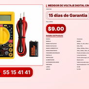 MEDIDOR DE VOLTAJE DIGITAL CROWNMAN VPT-0190 - Img 56216178