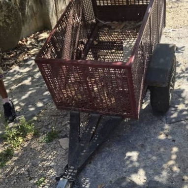 Trailer/Carro de remolque 1.2m largo y 80cm ancho - 2/3