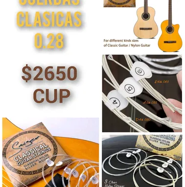 Cuerdas y Accesorios de Guitarras, $2000 CUP - Img 92994666