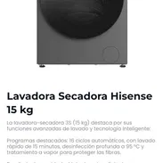 Lavadora secadora Hisense 15kg - Img 57971264