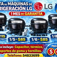 🚨 LG - R134A 🚨 MAQUINAS DE REFRIGERACIÓN LG 1/4 1/5 1/6 1/8 CON SUS ACCESORIOS BÁSICOS. GARANTIA 1 MES. TL 54843699 - Img 54570676