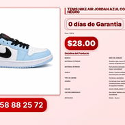 TENIS NIKE AIR JORDAN AZUL CON BLANCO Y NEGRO VPT#-0241 - Img 56830018