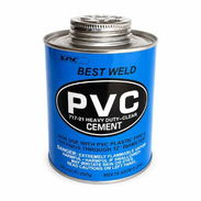 Cemento Best Weld 500g Para PVC 16fl.oz 40-110, Cemento PVC Best Weld 500g 16fl.oz Transparente VPT# - Img 56756751