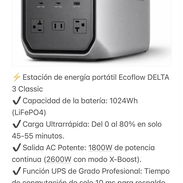 Estaciones de energía EcoFlow de la serie 3. NUEVO. ENTREGA INMEDIATA - Img 55295520