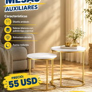 Juego de mesas auxiliares - Img 57970868