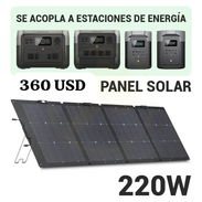 Panel Solar Portátil ECOFLOW/ 220w IP67/ 360 USD - Img 55645052