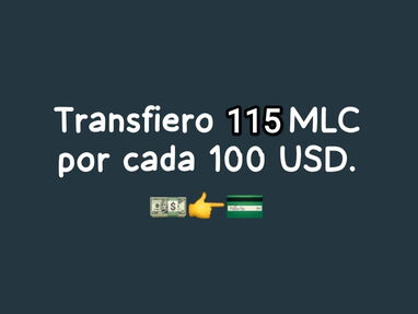 Cambio MLC por USD (dolar) a 1.15 (TENGO LOS MLC) - Img main-image