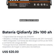 Batería Qidianfy 25v 100 ah - Img 58072391