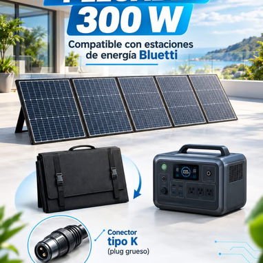 NUEVO PANEL SOLAR PLEGABLE DE 300 W! ☀️⚡ PARA BLUETTI - 3/3