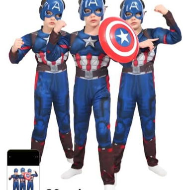 Trajes d spaiderman, capitan America, Paul Patrol, Merlina - Img 120284429