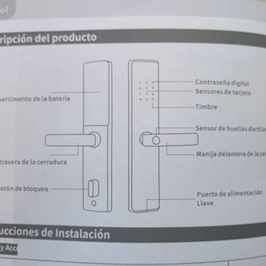 Cerradura inteligente o yale inteligente. - 3/4
