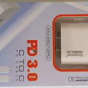 Cargador rápido de 25w, marca Kingmox. ✳️ Características: ✅PD3.0+QC3.0 ✅ INCLUYE CABLE DE CARGA RÁPIDA ✅Entrada AC:110 - Img 56200908