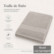 Toalla de Baño Majestic Imperial 70x140 cm Gris — Algodón - Img 56222532