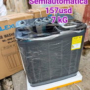 Lavadora semiautomática 7kg milexus color negro - Img 55791155
