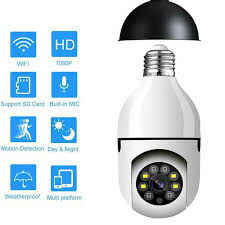 💡📹 CÁMARA DE SEGURIDAD WIFI TIPO BOMBILLO 1080P PTZ 🔒 - Img 120773194