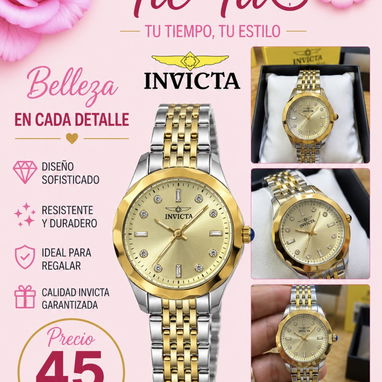 Relojes Invictas de mujer y hombre - 5/20