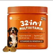 Dynamic Dogets 32 en 1 Multivitaminas: Suplemento premium para la salud integral de tu perro - Img 55876180