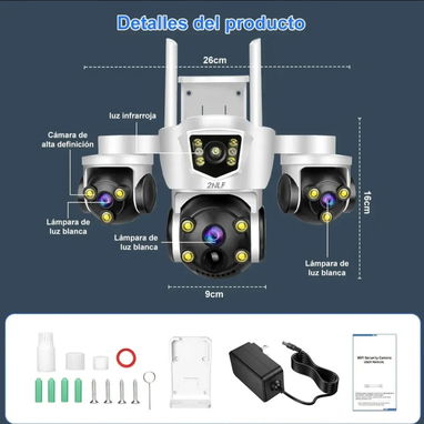 Cámara de Seguridad Solar 2NLF de 18MP/videovigilancia exterior - Img 122756049