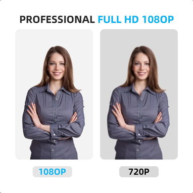 (X) Cámara web Full HD 1080p para PC Cámara para computadora - 3/3