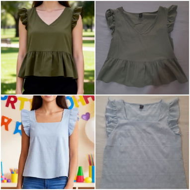 Tops y blusas perfectas para el Verano /Body/Pullover/Camisetas/Blusas mangas 3/4 nuevas y de segunda mano De $3 a $5 - Img 123264446