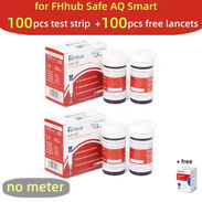 50 tiras + 50 lancetas para glucometro Sinocare Safe AQ Smart - Img 56838513