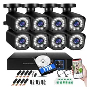 Kit 8 camaras de video Vigilancia ZUSZOX 1 Tera con todos sus accesorios - Img 53244026