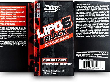 LIPO 6 BLACK ULTRA CONCENTRATE [Quemador de Grasa] NUTREX - Img 66069650