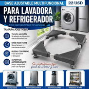 BASE AJUSTABLE PARA LAVADORA Y REFRIGERADOR - Img 57127106