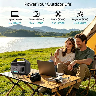 ⚡ ESTACIÓN DE ENERGÍA PORTÁTIL DARANENER NEOX 192WH 300W + PANEL SOLAR 30W LIFEP04  – ENVÍO GRATIS + GARANTÍA - 2/7