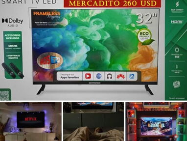 Smart tv 32 pulgadas Full HD 250 USD - Img main-image