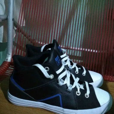 Ctas Flux Ultra Mid Negro‑Azul  CONVERSE 👟. - 2/5