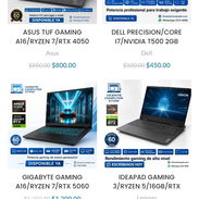 Laptops Gaming y Profesionales en La Habana — Ver Catálogo - Img 56373289