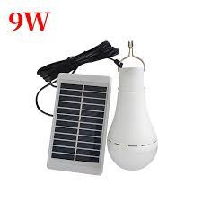 Bombillo Recargable con Panel Solar - 5/7