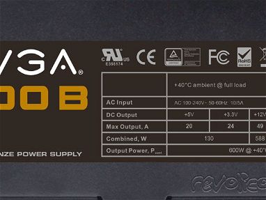 Vendo fuente EVGA de 600watts certificada ❗❗❗ - Img main-image-45784389
