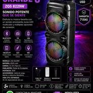 BOCINA GRANDE 8'' ZQS 8229W Nuevas en caja - Img 56962048