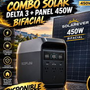 ⚡Ecoflow Delta 3 + Panel Bifacial 450W 🚛 Transporte x costo adicional 💸 Precio: 8️⃣9️⃣0️⃣ USD - Img 57890744