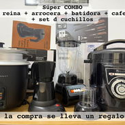 SUPER COMBO*   Olla Reina Estelectric 120min/7lt  Arrocera Rudenkov 2.2lt (c/ vaporera - Img 55345223