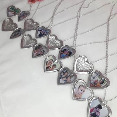 💟 Relicarios personalizados de acero inoxidable✨️✨️✨️ - 3/8