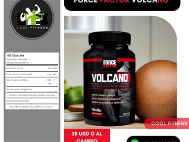 ☎️⚡⚡*Force Factor VolcaNO* creatina hcl+ Noxide - Img main-image