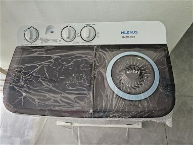 Lavadora Doble Tina Semi-automática De 9 Kg Milexus