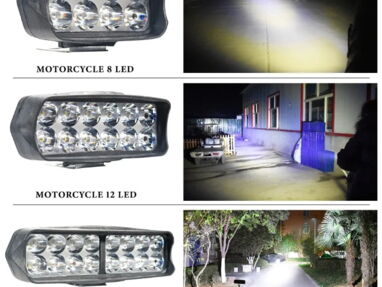 Faroles redondos y cuadrados de 16 LED para motos, autos o camiones. También accesorios para bicicletas y motos. - Img 62631642