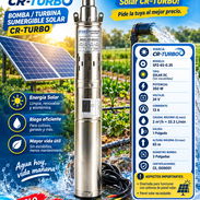🌊 BOMBA DE AGUA SUMERGIBLE SOLAR 🌊 SOLAR CR-TURBO SP2-65-0.35. TENEMOS MENSAJERÍA CON FACTURA Y GARANTÍA. 📲 54833699 - Img 57571192