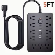 (*AGTOTADO*)Extencion de un 1,5M  +Protector de Voltage 17 en 1 , Nuevo en 22$ - Img 55057175