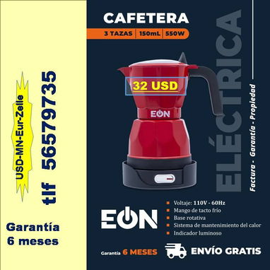 FG-CAFETERAS ELECTRICAS (Varios colores) 3-6 tazas..56579735/(USD-MN-Eur-Zelle)/Envio Gratis - Img 125556680