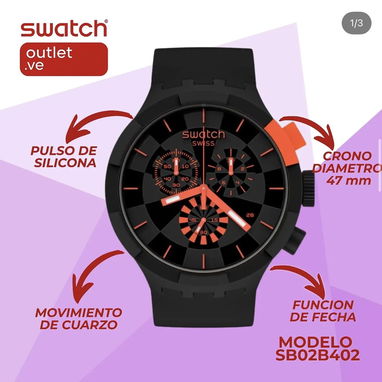 Relojes SWATCH de manilla de goma - Img 121943034